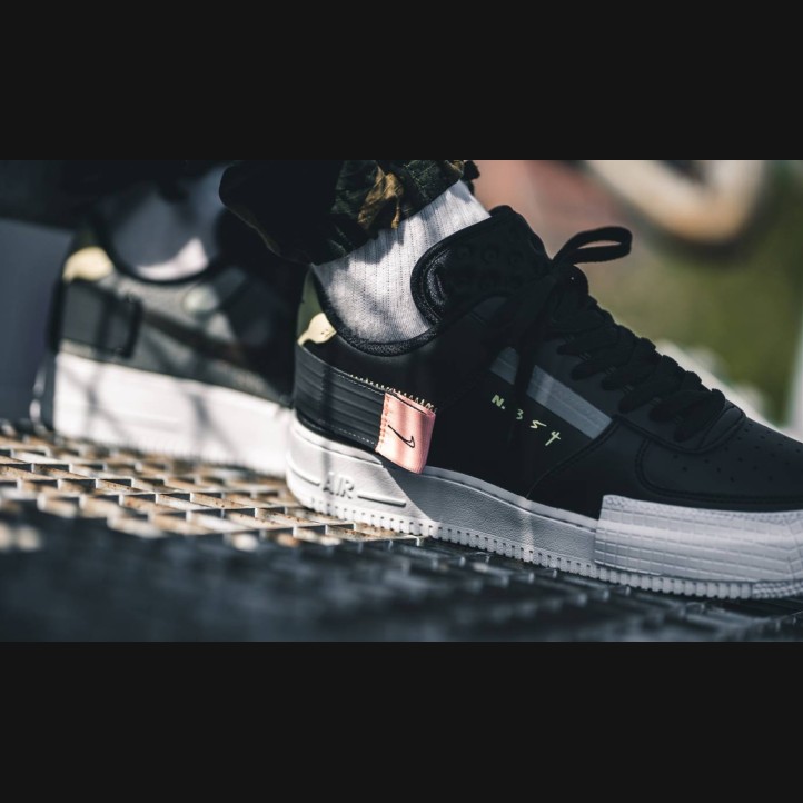 Af1 type black best sale